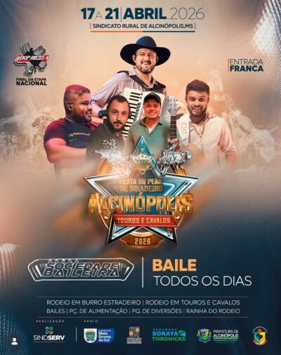 Imagem da notícia Faltam 3 dias: Alcinópolis entra em contagem regressiva para a Festa do Peão 2026